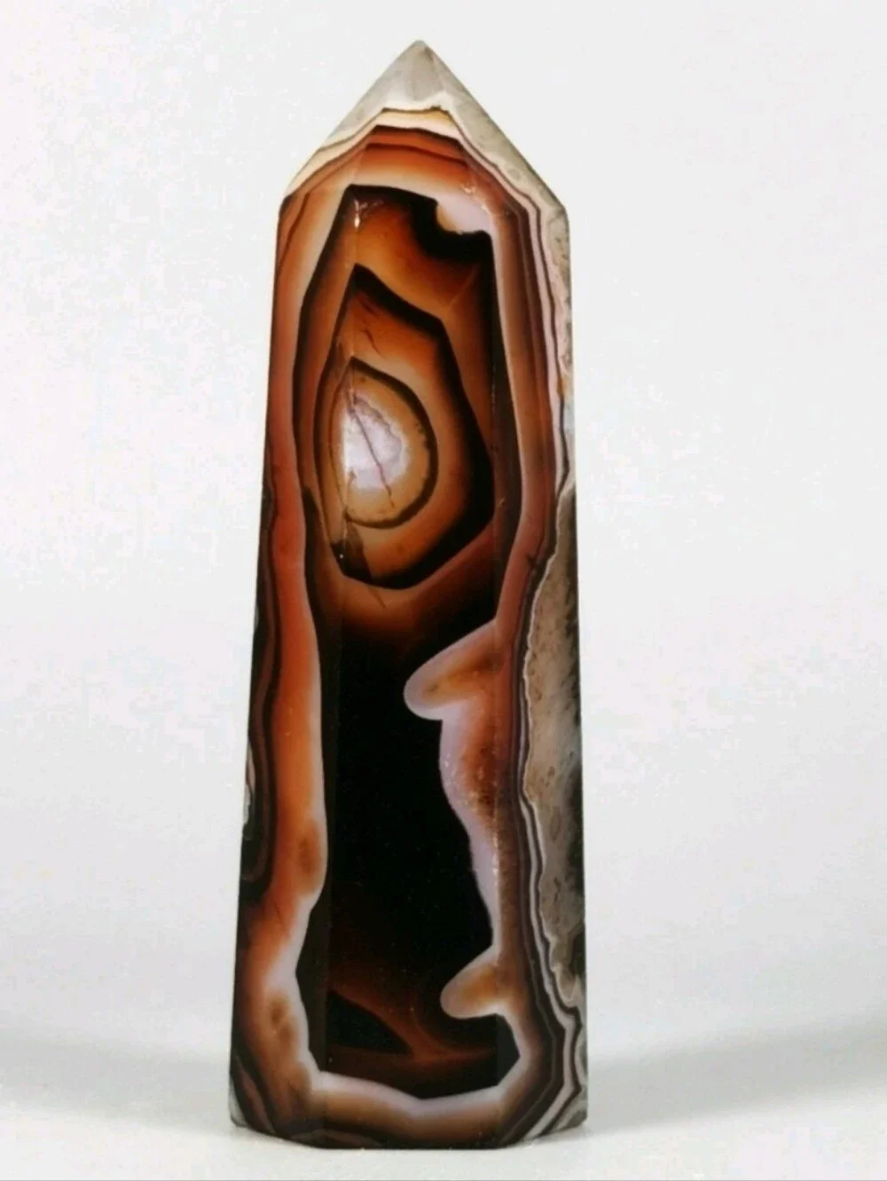 AAA GRADE Rare Madagascar Banded Agate Tower Sardonyx Crystal OFFERS WELCOME!